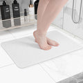 Hargiis Non-Slip Bathtub Mat, Anti Slip Shower Mat, Fast Drying Bathtub Mats, Foot Scrubber Mat, Anti Slip Mat for Tub, Floor, Bathroom, Kitchen, Home, Hotel (White 24"×16")