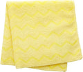 Rubbermaid Commercial Products HYGEN Microfiber Cleaning Cloth, 16-Inch, Yellow, Pack of 12, Multi-Purpose Rag/Towel for Janitorial/Professional Heavy-Duty Cleaning/Scrubbing
