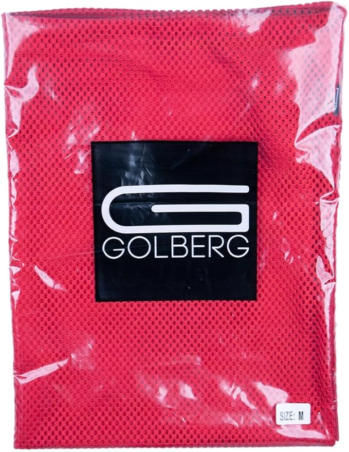Golberg Mesh Bag - 18 x 24 Inches – Use for Laundry, Beach Days, & Even Camping (Deep Red)