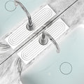 Stone Sink Mat for Kitchen - Water Absorbent Stone Tray, Quick Dry Faucet Mat, Kitchen Sink Splash Guard,Sink Mat & Base Faucet Mat for Counter Protection[White, 15.7"x3.9"]