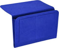 PATIKIL 13in Bedside Caddy, Bed Caddy Bedside Organizer Hanging 5 Pocket Soft Felt Bed Pockets Bedside Storage Organizer Remote Control Holder for Bedroom Phones Glasses, Blue