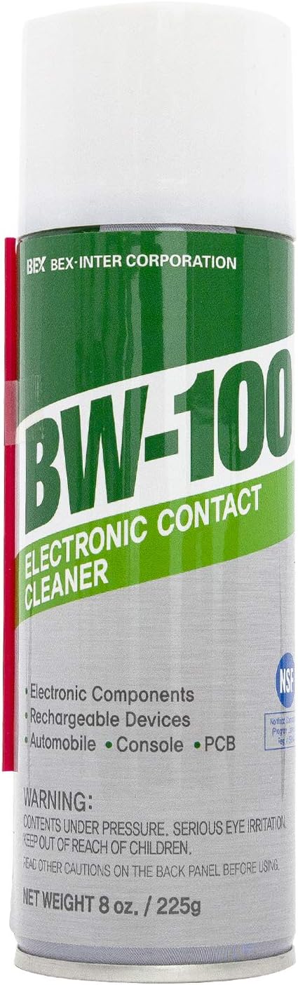 Non-Flammable Electronic Contact Cleaner Aerosol Spray- Safely Cleans Joycons, Computers, PCB and More - Removes dust, Dirt and contaminants on Contacts - Quick Dry|8oz/225g |