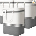 3 Pack Large Laundry Baskets, Laundry Hampers, Freestanding Waterproof Collapsible Clothes Bag with Extended & Reinforced Handles - Clothes Basket for Dorm, Bathroom, Home (100L)