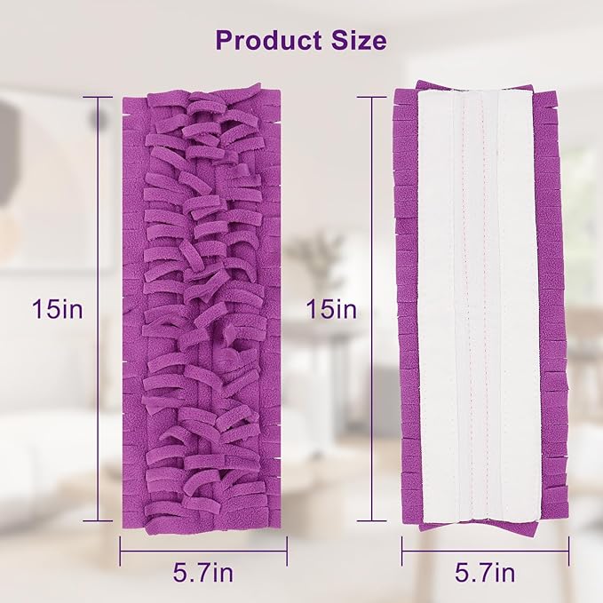 12 Pack Mopping Pads Refills for Swiffer PowerMop, Reusable Microfiber Mop Pads,Compatible with Swiffer Power Mop Refills, Washable MopPad Use for Most Floor Types