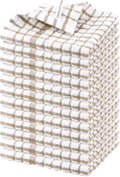 Nialnant 12PCS Little Yellow Plaid Dish Cloths,100% Cotton Soft Absorbent Cleaning Rags,Quick Drying Dish Towels for Kitchen,Washing Dishes-Little Yellow Plaid,12 x 12 in