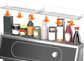 30" Over Stove Shelf for Back of Stove, Acrylic Stove Top Shelf for Kitchen Stove, Floating Shelves for Wall, Space-Saving Spice Rack, Two Mounting Options, Heat-Resistant & Durable
