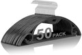 Plastic Hangers 50 Pack, TARANCH Black Clothes Hanger with 360 Degree Swivel, Non Slip, Space Saving for Closet Clothing, Heavy Duty Coat, Suits, Shirts, Pants