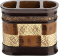 Zahari Home Zambia Stylish Tooth Brush Holder Modern Classic Luxury Decor Animal Print Western Design Toothbrush Holder