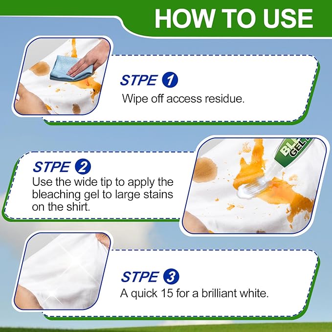 Bleach Gel Pen for Clothing, Laundry Stain Remover