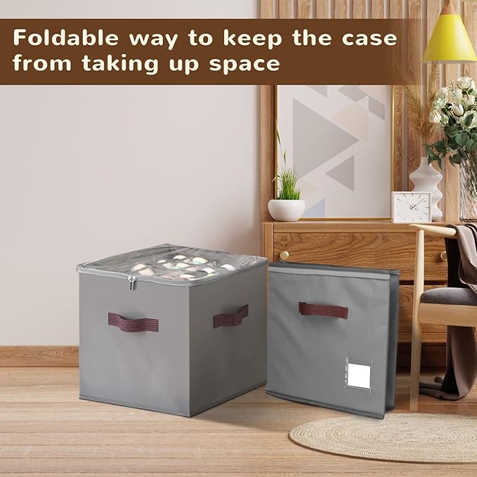 Shoe Organizer for Closet, 2 Pack Large Shoe Box Storage Containers,Shoe Storage Bins Fits 12-16 Pairs，Space Saving Shoe Organizers Bins with Clear Lids and Handles,Grey