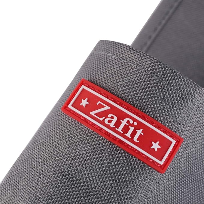 Zafit 5 Pockets Bedside Caddy, Bedside Storage Organizer for Water Bottles, Magazines, Phone, Glasses (5 Pockets-Grey)