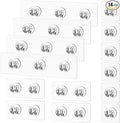 Esayendder 14 Pack Shower Caddy Adhesive, Strong Adhesive Hooks, Soap Holder, Bathroom Rack, Kitchen Rack