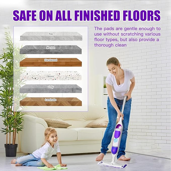20 Pack Power Mop Refills for Swiffer Power Mop Refills, Disposable Multi-Surface Mop Refill Pads for Swiffer Wet Pads Refill, 12-Layer Thickened Mopping Pads for Swiffer Power Mop Pads