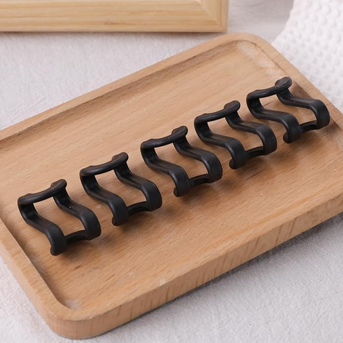Hanger Hooks Space Saving, 60PCS Clothes Hanger Connector Hooks Closet Space Savers for Hanging Clothes, Black