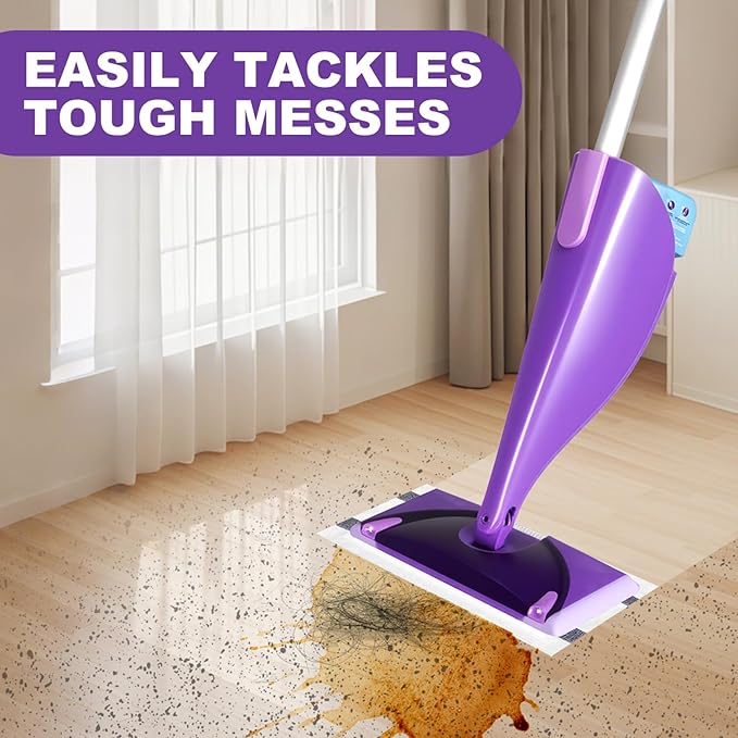 Mop Pads Refill Compatible with Swiffer Wet Jet Spray Mops, Disposable Wet Jet Mopping Pads for Multi-Surface Floor Cleaning, Multi-Layer Thickening and Super Absorbent, 20 Count