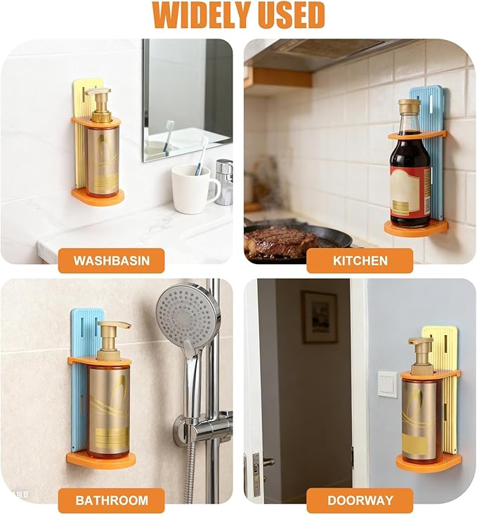 LimxFree Adjustable Shower Caddy, Telescopic & Foldable Bathroom Organizer, No Drilling Wall Mount Storage for Shampoo & Body Wash Bottles, Space Saving Holder (white)