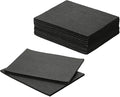 uxcell Felt Furniture Pads, 12Pcs 7.87" x 5.91" Adhesive Backed Felt Non-Slip Anti-Scratch Chair Leg Protectors for Protecting Hardwood Floor, Black