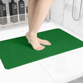 Hargiis Non-Slip Bathtub Mat, Anti Slip Shower Mat, Fast Drying Bathtub Mats, Foot Scrubber Mat, Anti Slip Mat for Tub, Floor, Bathroom, Kitchen, Home, Hotel (Dark Green 36"×24")