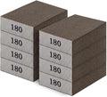 Romeda 8-Pack Sandpaper Block, 180 Grits Washable and Reusable Handmade Sanding Sponge, Drywall Sandpaper Blocks for Wooden Drywall Sheetrock and Metal Glazing