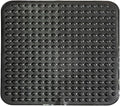 ENKOSI Extra Large Square Non Slip Shower Mat - 31 x 31-inch XL Bathroom Shower Mat - Square Shower Matts for Shower Stall Floors | Secure Suction Cups and Drain Holes (31x31 Black)