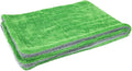 Autofiber Dreadnought Microfiber Car-Drying Towel, Superior Absorbency for Drying Cars, Trucks, and SUVs, Double-Twist Pile, One-Pass Vehicle-Drying Towel - Pack of 1, Green/Gray (20 inch x 30 inch)