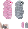 Magic Exfoliating Bath Sponge, Super Soft Exfoliating Bath Sponge，Skin Friendly & Reusable,Remover Dead Skin for All Skin Types,for Men Women (2PCS-Pink+Gray)