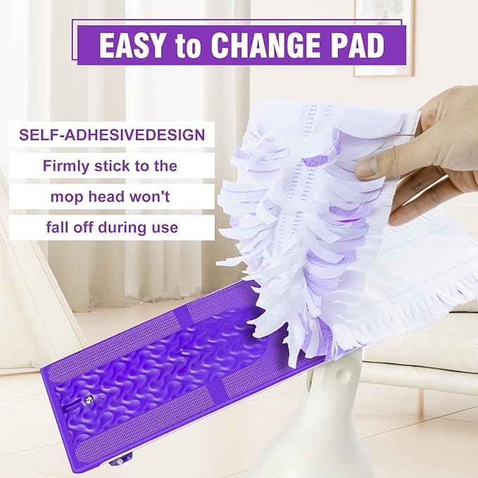 20 Pack Power Mop Refill Pads for Swiffer Power Mop Multi-Surface &Wood Mopping Pad Refills, Disposable Swifter Wet Pad Refills for Swiffer, Replacement Mop Pads for Multi-Surface Wood Floor Cleaning