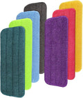 Mop Head Replacement for Libman Freedom Spray Mop - Washable Reusable Wet & Dry Cleaning - Microfiber Spray Mop Pads Refill for Multi-Surface Floor -7 Pack (Colorful)