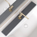 Fast Drying Kitchen Sink Splash Guard, Durable Stone Kitchen Faucet Mat, Water Absorbing Stone Tray for Sink, Diatomite Faucet Mat for Kitchen Sink, Stone Drying Mat for Kitchen and Bathroom Counter