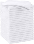 HOMEXCEL White Microfiber Cleaning Cloths, 20 Pack Cleaning Rags - Lint Free & Scratch-Free Microfiber Towels for Cars, House & Kitchen, Absorbent Cleaning Towels, 11.5 x 11.5 Inch