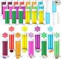 30 Pcs Toilet Gels 420 Count 9 Kinds Flower Stamp Bowl Gel Scent Toilet Stain Removal Cleaner Air Freshener Flower Stamps Pack for Bathtubs Bathroom