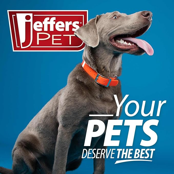 Jeffers Pet Self-Cleaning Slicker Brush for Dogs & Cats – Self Cleaning Button, Removes Tangles & Loose Hair, Non Slip Handle for Easy Grooming, Go To Gift for Pet Owners – Black, Red - Medium