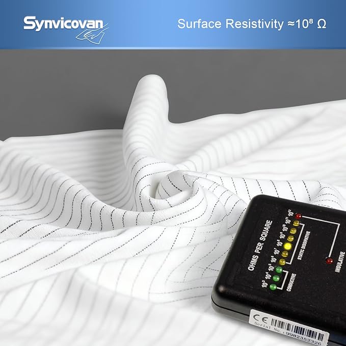 Anti-Static Microfiber Wipes 6"x6"(100 Pcs,Class 100, 200GSM) Lint Free Cloths Reusable Special ESD protection design is suitable for protecting sensitive electronic components and tools
