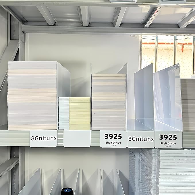 50 Pcs 39 * 25 CM Shelf dividers/Wire Shelf dividers/Shelf Divider/Medicine Cabinet Labels/Bookshelf dividers/Library Shelf Labels/Tall Shelf dividers/Book dividers for Shelves