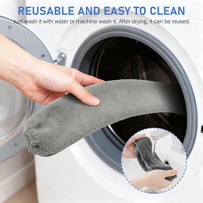 SetSail Dusters for Cleaning Retractable Gap Duster with Extension Pole 81-inch Long Handle Cleaning Tools Flat Dust Cleaner with 2 Microfiber Dusting Cloths for Under Appliances Furniture Fridge