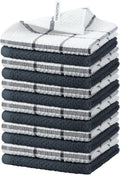 Nialnant 12 Pack Kitchen Dish Cloths,100% Cotton Soft Absorbent Quick Drying Dish Rags for Kitchen,Washing Dishes,Cleaning Rags