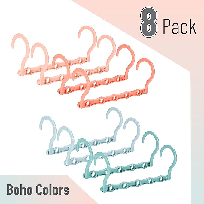 Mr. Pen- Space Saving Hangers, 8 Pack, Boho Colors, Magic Hangers