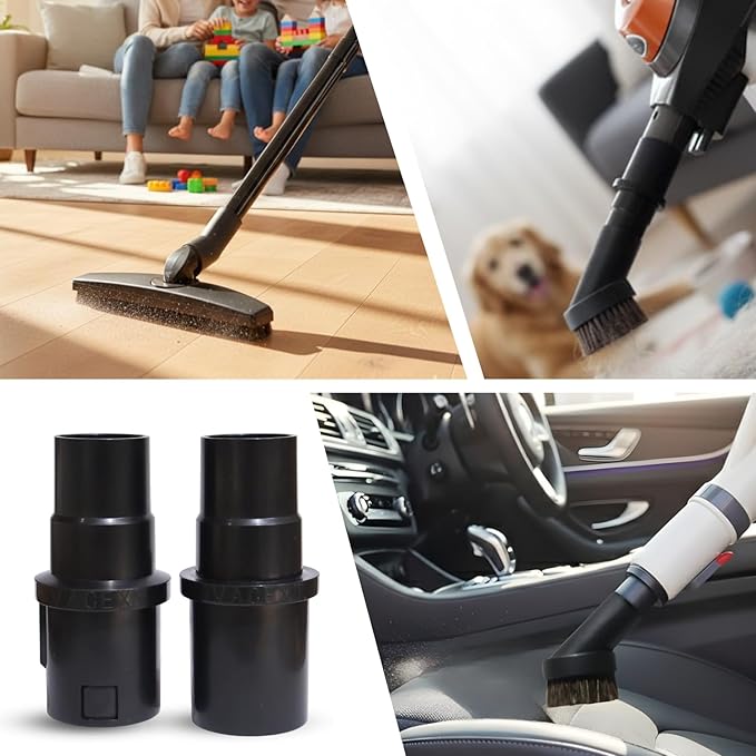 Round Horse Hair Dusting Brush & Hard Floor Attachment for Shark Vacuum Accessories & Attachments Compatible with Shark Rotator NV360 NV350 NV500 NV501 HV300 HV301 HV322 HV371 HV372