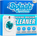 Splash Spotless Washing Machine Cleaner for HE Front Load & Top Load Washers, 1 Count (Pack of 1)