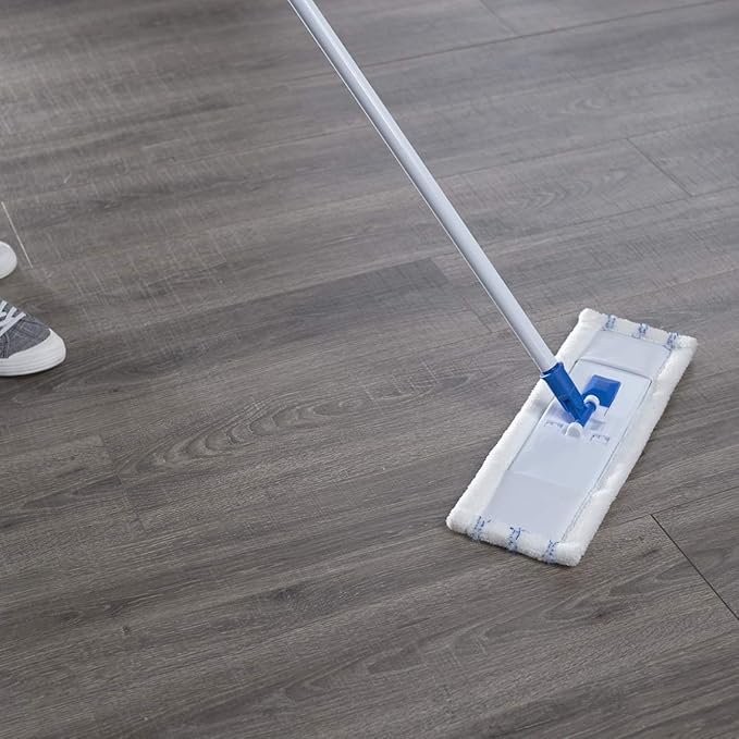 Mr. Clean Microfiber Wet/Dry Mop with Machine-Washable Head, 57-Inch, White