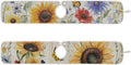 Sink Faucet Absorbing Mat Kitchen Sink Splash Guard Splash Faucet Drip Catcher for Bar RV Bathroom 2PCS 30x5.5in Watercolor Cornflower Sunflower