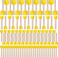 vivinin 90 Pcs Round Sponges Brush Set, Round Sponge Brushes for Painting, Paint Sponges for Acrylic Painting, Painting Tools for Kids Arts and Crafts (4 Sizes)