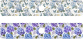 Blue Hydrangea Butterfly Herb Kitchen Sink Splash Guard Sink Faucet Mat Faucet Handle Drip Catcher Drain Mats for Kitchen Bathroom Countertop Absorbent Dish Drying Pad 2Pack