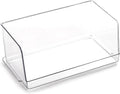 BINO | Stackable Plastic Storage Bins, Large | THE MYRIAD COLLECTION | Multipurpose Bins | Pantry Organizers And Storage | Home Organization Containers | Clear Plastic Fridge Bin | Freezer Organizer