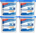 Vacplus Moisture Absorber Buckets – Large Capacity Dehumidifier and Humidity Absorber for Closet, Basement, Bathroom, RV, and Storage Areas, Unscented, 2 lbs, 4 Pack