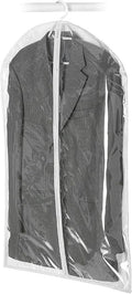 Whitmor Zippered Hanging Suit Bag - Clear,Gray