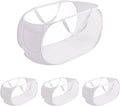 NarangOrnt 4 Pcs pop up laundry hamper Sturdy Large Capacity collapsible laundry basket,Laundry Room,Toy storage,Versatile Use-Home,Camping,Dorm,Hotel,Travel(White)