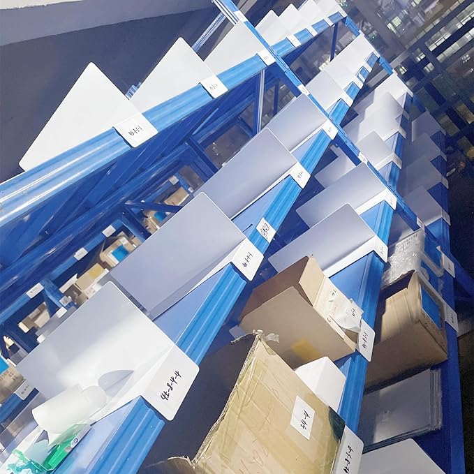 1.6MM 20 Pcs 39 * 15CM 1MM PVC Shelf Dividers for Closets Wood Shelf Separators Clothes Organizer and Bedroom Storage and Organization Organization Separator Shelf Laber
