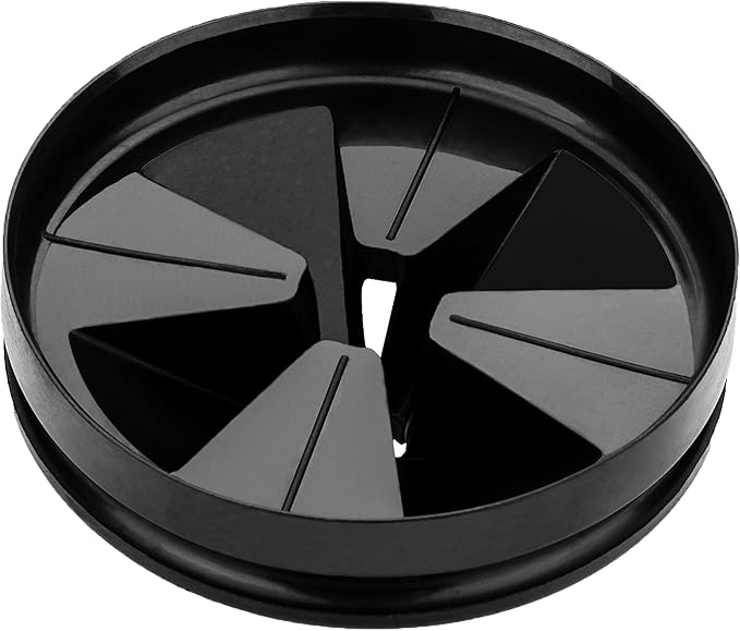 Garbage Disposal Stopper 3 3/8 Splash Guard QCB-AM, Sink Drain Strainer Replacement for Insinkerator Evolution Series, Removable Quiet Garbage Disposal Drain Cover