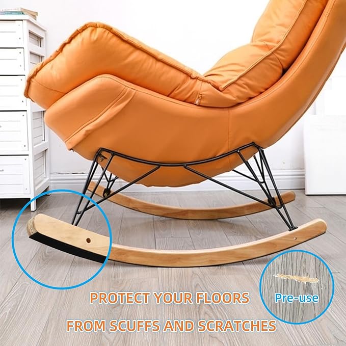 Felt Strips with Adhesive Backing – Furnigear Heavy Duty Cuttable Felt Tape Roll Furniture Pads for Chair Legs - Protecting Hardwood Floors, Chair Wall Protector (Black, 120 x 2 x 0.14 Inch)
